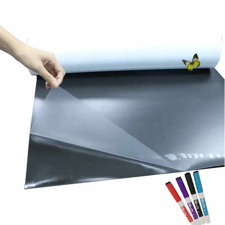 PP Whiteboard Whiteboard Static White Sheets Roll