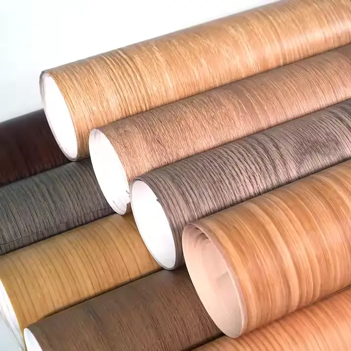 اثر چوبی Pvc Pet PP فیلم وینیل آشپزخانه تزئینی